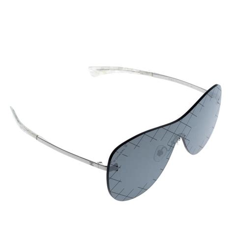 chanel sheild quilted sunglasses|Chanel rimless sunglasses women.